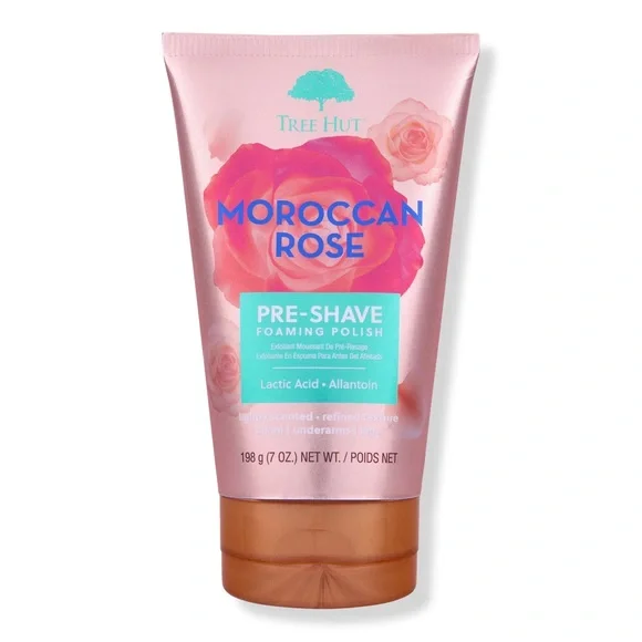 Tree Hut Moroccan Rose Pre-Shave Foaming Polish 7oz - Picture 1 of 3